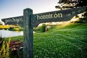 Hobbiton sign NZ