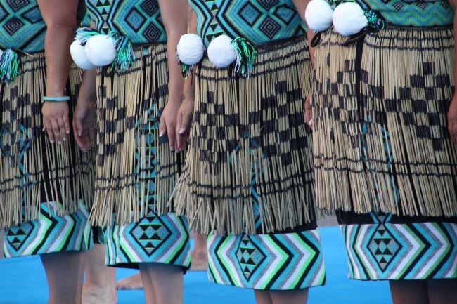 maori greeting new zealand blue skies